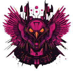 Fototapeta premium Aofthanit rebellion encrypted synthwave signals underground network covert operations cyberpunk environment stealth tactics