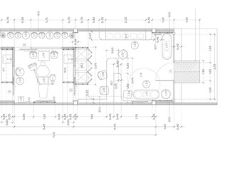 Floor plan designed building on the drawing.