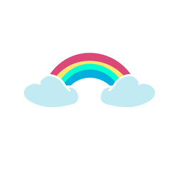 Rainbow drawn by children