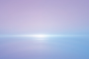 Lavender and blue sunrise with light reflection on water