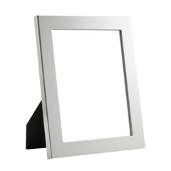 Simple white frame with easel back. Empty space for photos, art or other treasured memories