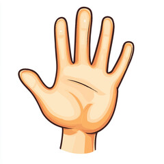 Obraz premium a small hand waving 