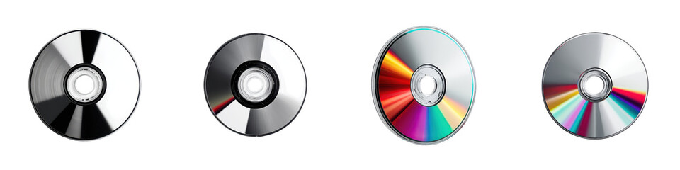 Stylish and modern CD designs featuring a range of vibrant colors and patterns, perfect for music albums, DJ mixes, and promotional materials