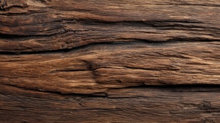 Fototapeta premium Close-up of aged wooden plank texture, natural grain patterns