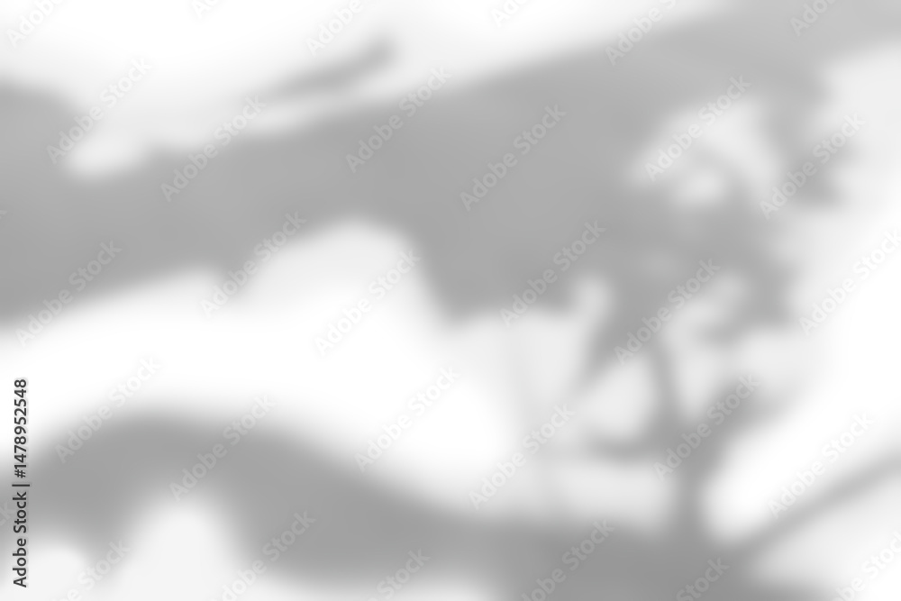 Aufkleber leaves shadow and sunlight reflection isolated nature branches leaves,blurry abstract light effect o