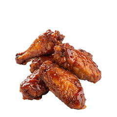 chicken wings isolated on white