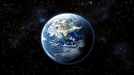 Obraz premium Earth in space