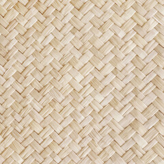 Pattern of reed weaving mat with vintage style for background and design art work.
