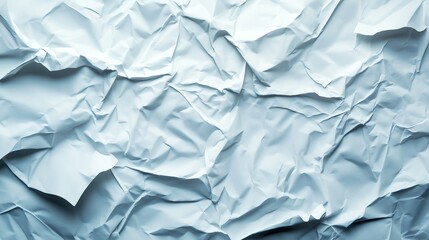 Obraz premium Worn Wrinkled Creative Paper Texture - White Street Poster with Copy Space for Text and Graphics