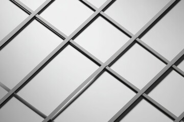 Obraz premium Geometric pattern of intersecting lines and squares.