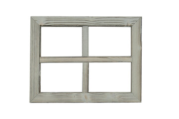 Decorative wooden frame for four photos designed in vintage style and suitable for home decor or gifts