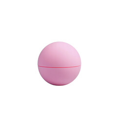 Fototapeta premium Pink Sphere Container Mockup Perfect for Lip Balm, Perfume, or Cosmetic Products