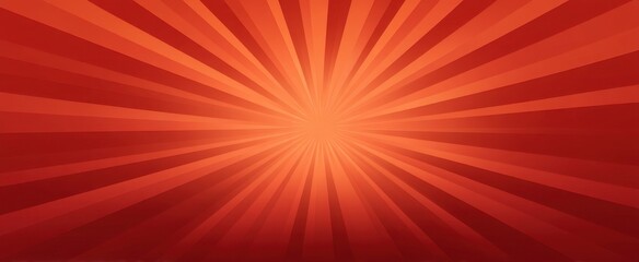 Obraz premium Radiant burst of vibrant crimson rays.
