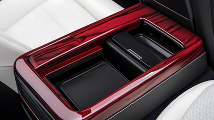 Stylish Car Interior: Center Console with Refined Details