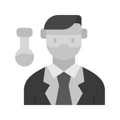 Chemist icon vector image. Suitable for mobile apps, web apps and print media.