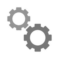 Cogwheel icon vector image. Suitable for mobile apps, web apps and print media.