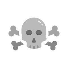 Death Sign icon vector image. Suitable for mobile apps, web apps and print media.
