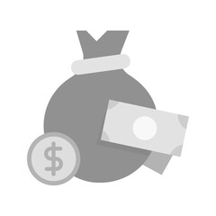 Funding icon vector image. Suitable for mobile apps, web apps and print media.