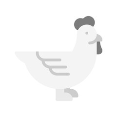 Hen icon vector image. Suitable for mobile apps, web apps and print media.