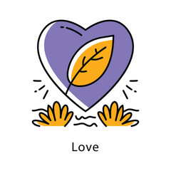 Love Vector Filled Outline Style icon. Eps 10 File
