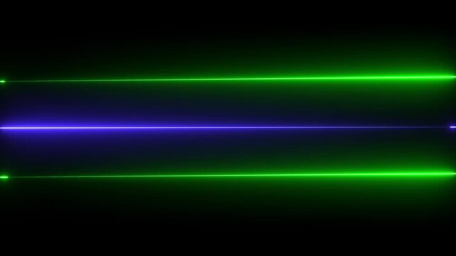 Glowing neon line animatiom on black background. Abstract Light Effect Element Design
