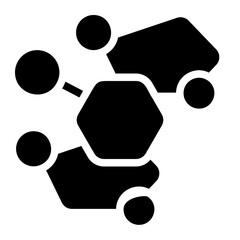 Blockchain Solid Icon