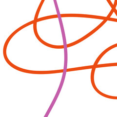 Pink orange abstract lines background 