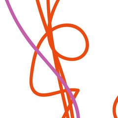 Pink orange abstract lines background 