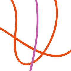 Pink orange abstract lines background 