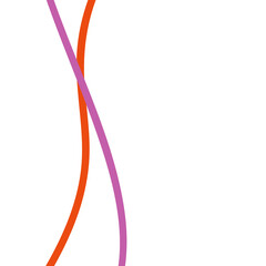 Pink orange abstract lines background 