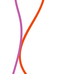 Pink orange abstract lines background 