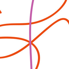 Pink orange abstract lines background 
