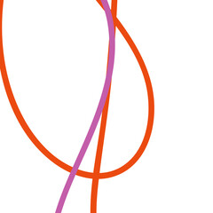 Pink orange abstract lines background 
