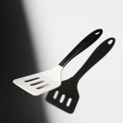 Spatula on a white background 