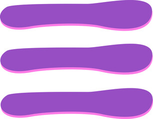 Obraz premium Organic List Menu Element