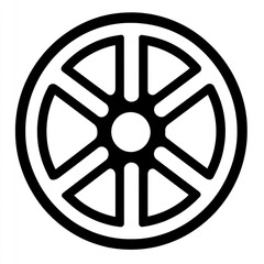 Obraz premium Wheel Icon
