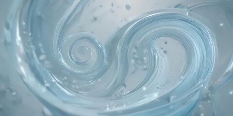 Fototapeta premium Dreamy light blue swirls, soft texture, ethereal backdrop, airy, dreamy