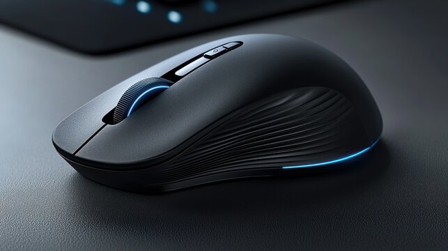 Sleek, wireless computer mouse