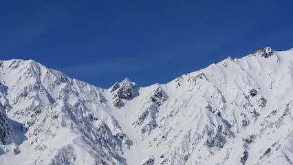 Sking at Hakuba Goryu Snow Resort, Nagano, Japan