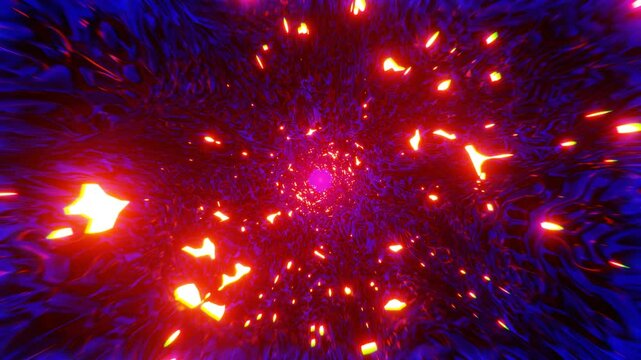 blue and red hot portal