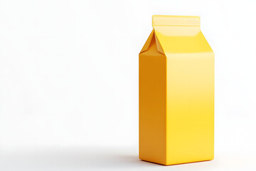 Fresh juice carton healthy drink yellow orange