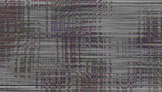 Glitch noise static television VFX. Visual video effects stripes background, CRT tv screen no signal glitch effect