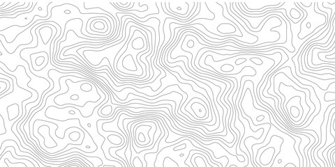 Lines Topographic contour lines map seamless pattern. Geographic mountain relief. Abstract lines background. Contour maps. Topo contour map design.