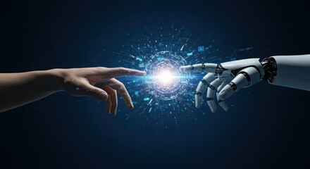 Humanity and AI collaboration future tech innovation