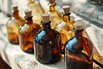 Smoked Glass Bottles for Elegant and Sophisticated Packaging Design