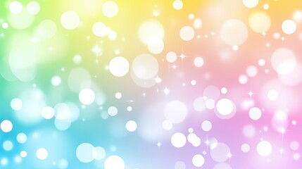 Obraz premium Abstract rainbow bokeh background with soft focus