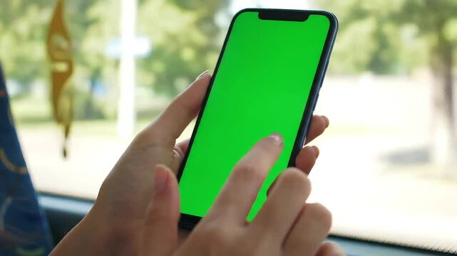 mobile phone in hand for business 