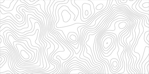 topographic line contour map background, Topographic map and landscape terrain texture grid, Abstract lines background. Contour maps. Vector illustration.