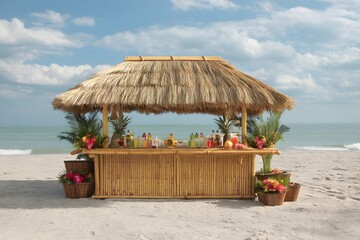 Cheers and warm sunshine at our beachfront tiki bar creates joyful, tropical memories.
