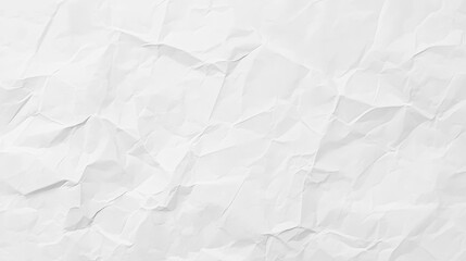 Obraz premium Crumpled White Paper Texture